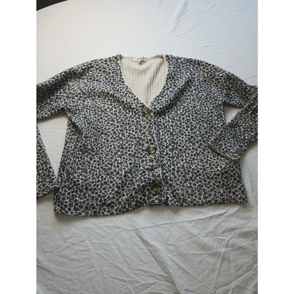 Madewell Sweaters - Madewell WOOL Blend Womens Ditsy Floral Long Sleeve Cardigan, Size X-Small.